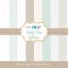 COLECCION PAPEL SCRAP BASIC SHABBY COLOR 16 HOJAS