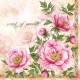 Servilletas 33x33 cm - Scent of Peony