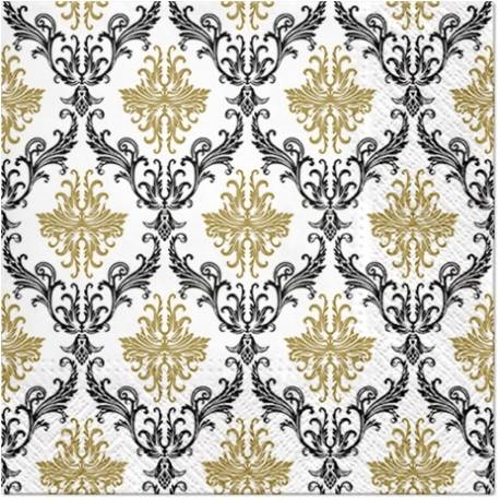Servilletas 33x33 cm - Royal Ornament gold