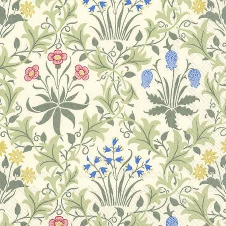 Servilletas 33x33 cm - CELANDINE BY W. MORRIS V&Agr
