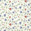 Servilletas 33x33 cm - FLEURS blue red