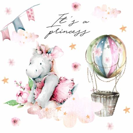 Servilletas 33x33 cm - Its a Princess