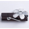 Pinza Flor Cristal